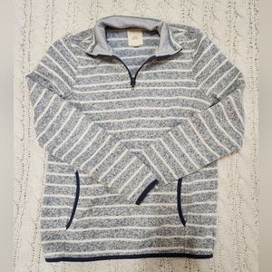 Thread and Supply Striped Quarter Zip